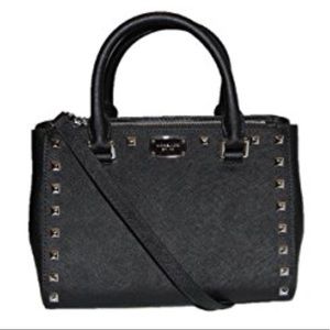 Micheal Kors kellen studded xs satchel